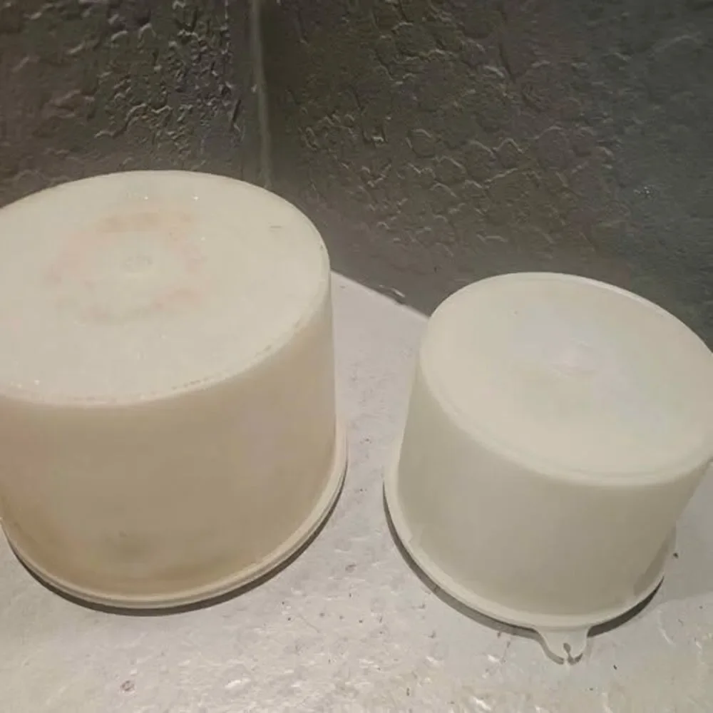Vintage Tupperware Round Storage Containers Set of 2
